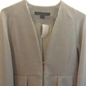 French Connection Grey Zip Up Suit Jacket